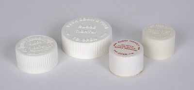 20-400 White CRC Cap - Polypropylene Child Resistant Closure