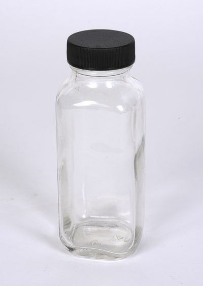 8 oz Flint Glass French Square