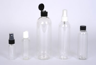 PET Clear Bullet Bottles