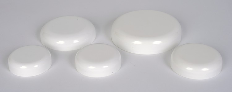 89 mm White Dome Cap