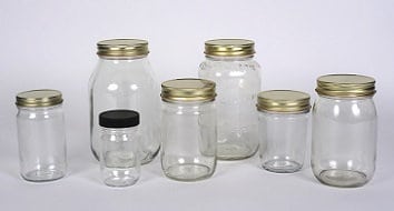 Glass Food Containers with Caps