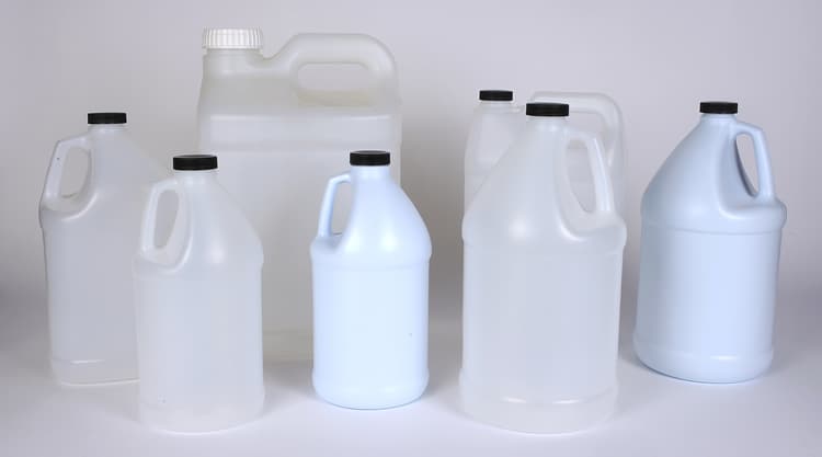 128 oz Plastic Jar - Natural HDPE w/ 110-400 Finish - Image 2