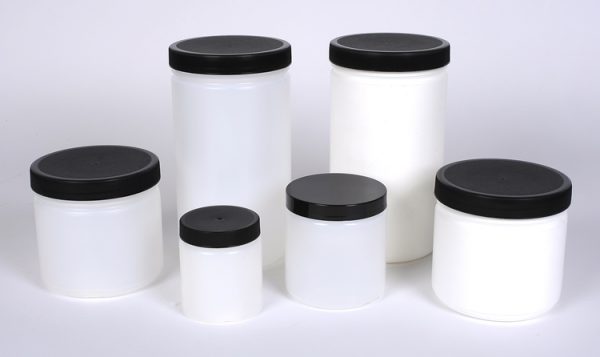16 oz Natural Plastic Straight Side Jar - HDPE w/ 89-400 Finish - Image 2