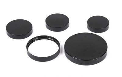 89-400 BLACK Phenolic Cap w/ Pulp-Vinyl