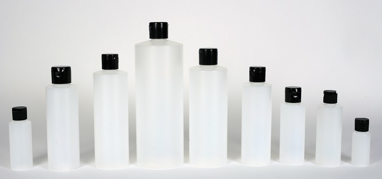 4 oz Natural HDPE Plastic Cylinder w/ 20-410 Finish - Image 2