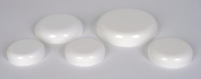 89 mm White Dome Cap