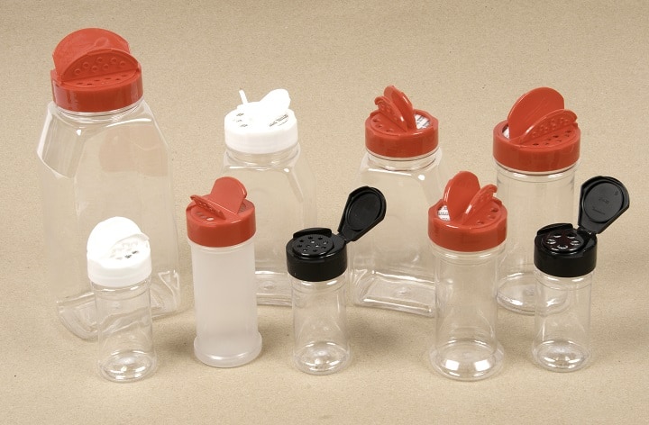 All Plastic Spice Jars and Caps