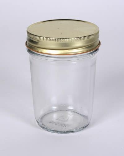 8 oz Glass Mason Jelly Jar