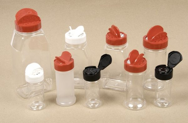 All Plastic Spice Jars and Caps