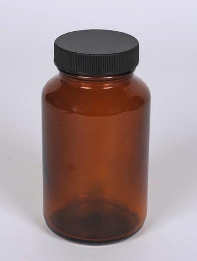 120cc Amber Glass Packer