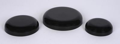 89 mm Black Dome Cap