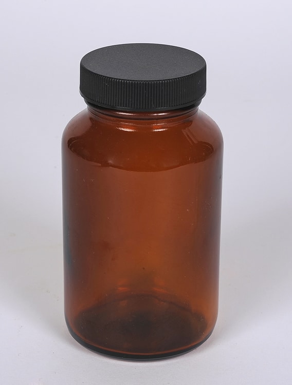 120cc Amber Glass Packer