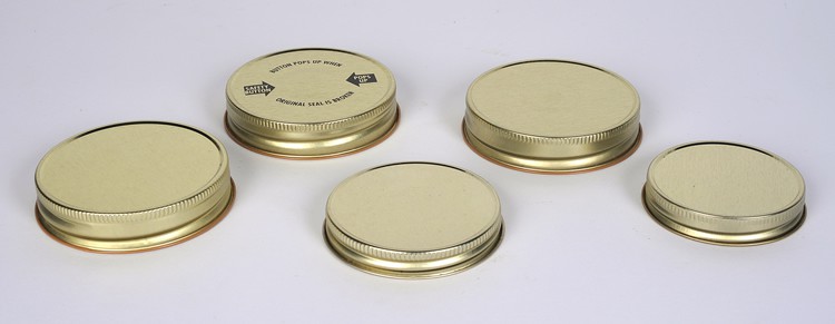 70-450 GOLD/BUFF Vacuum Caps w/ PLASTISOL Liner - Image 2