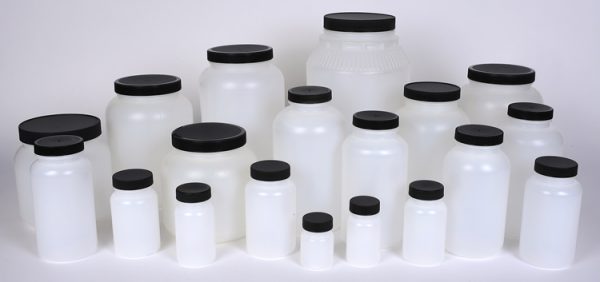 250cc Natural HDPE Plastic Packer Round w/ 45-400 Finish - Image 2